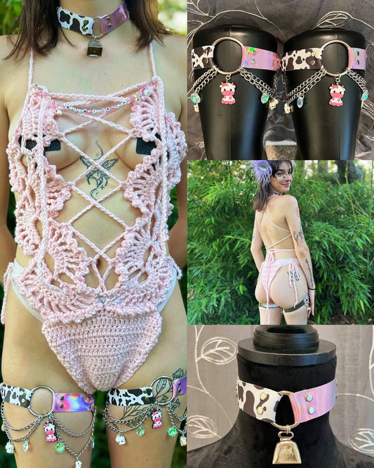 Cow SET💖 w @kqueencreations