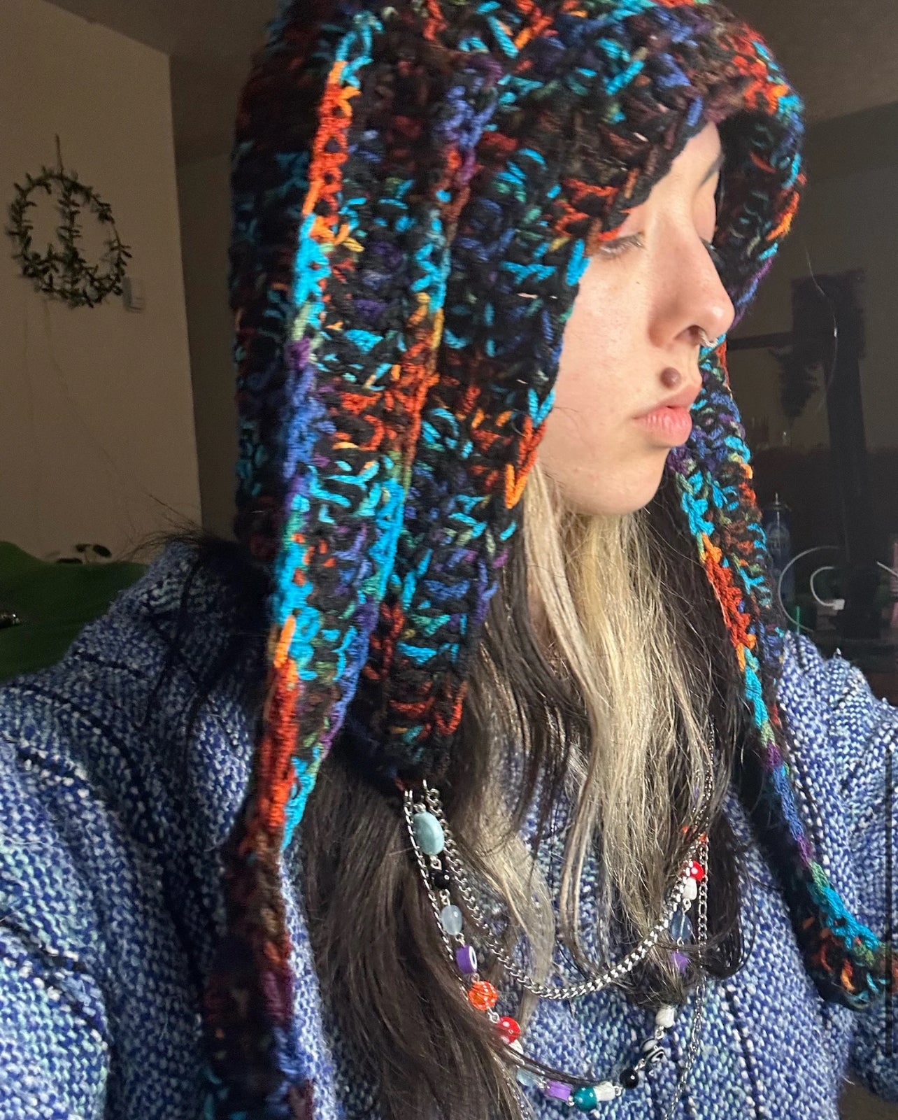 Mushroom Bunny Hood