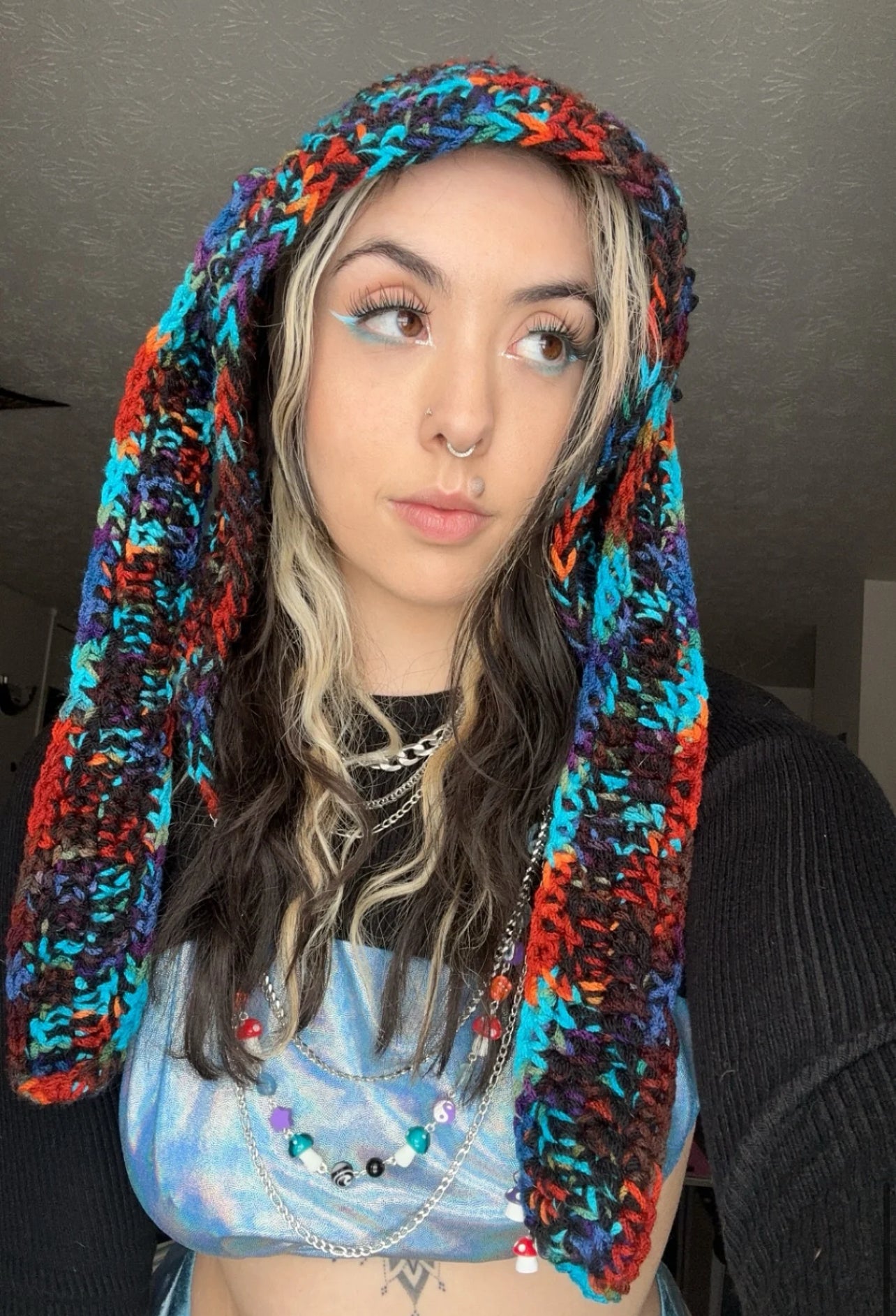 Mushroom Bunny Hood