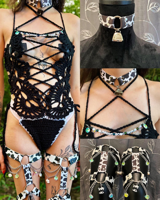 Cow SET🐮 w @kqueencreations